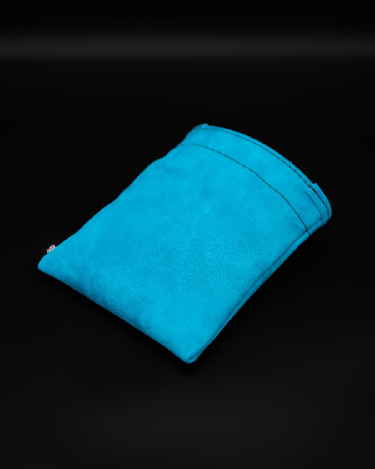 Teal Leather Treat Pouch