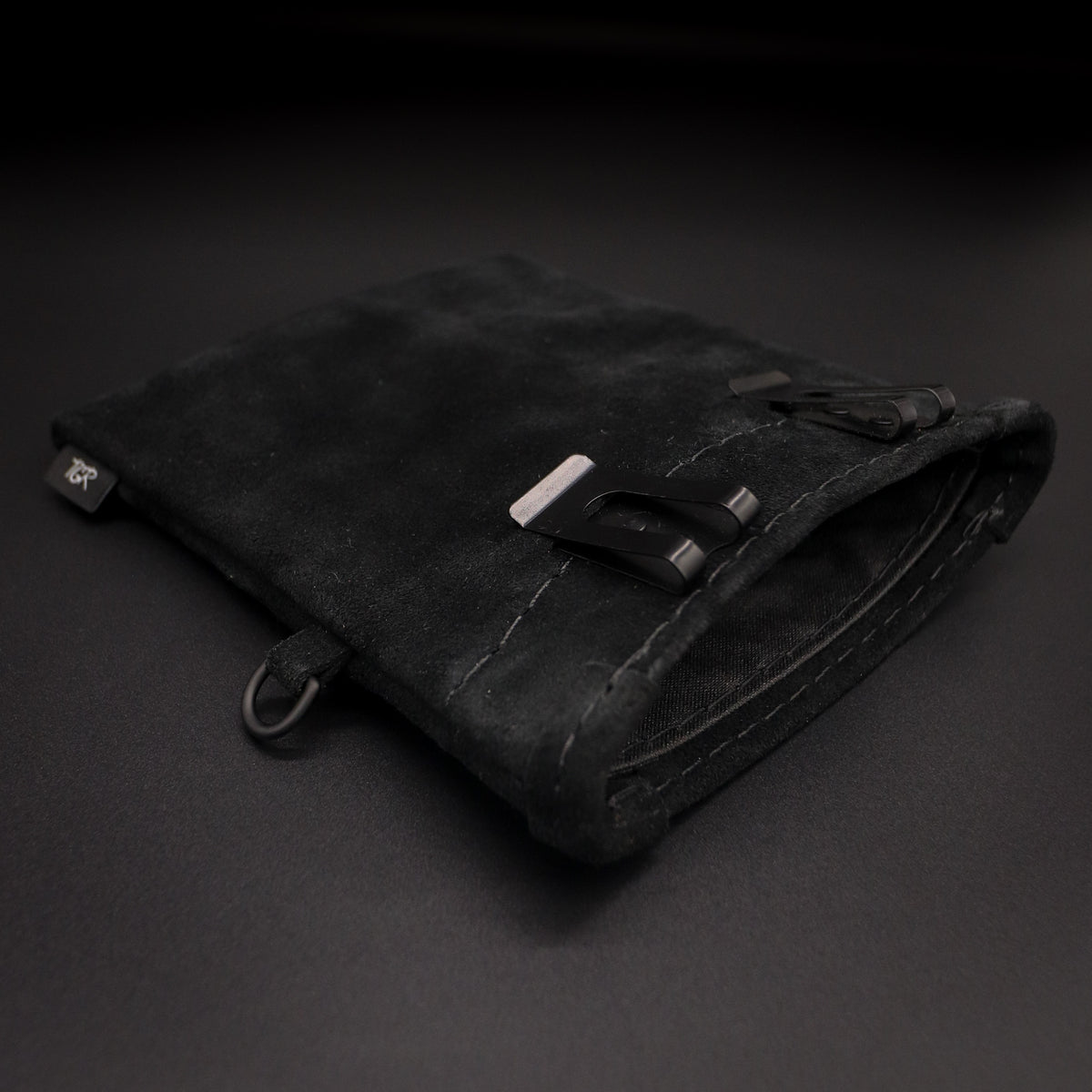 Black Leather Treat Pouch
