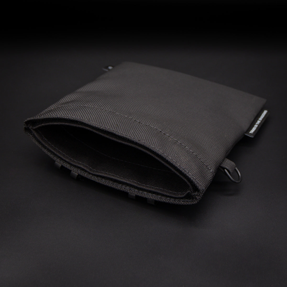 Black Ballistic Nylon Treat Pouch