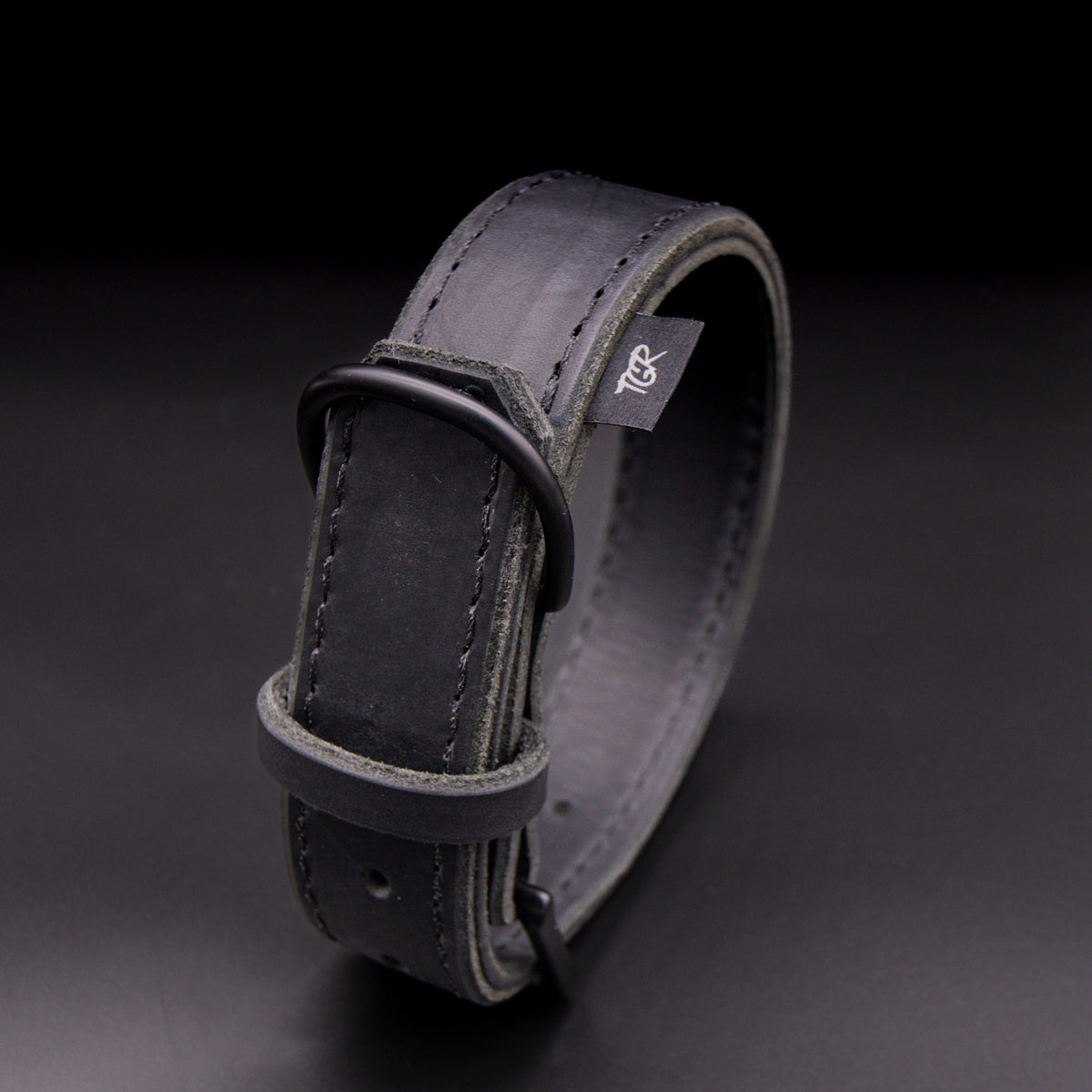 1.5" Black Latigo Collar