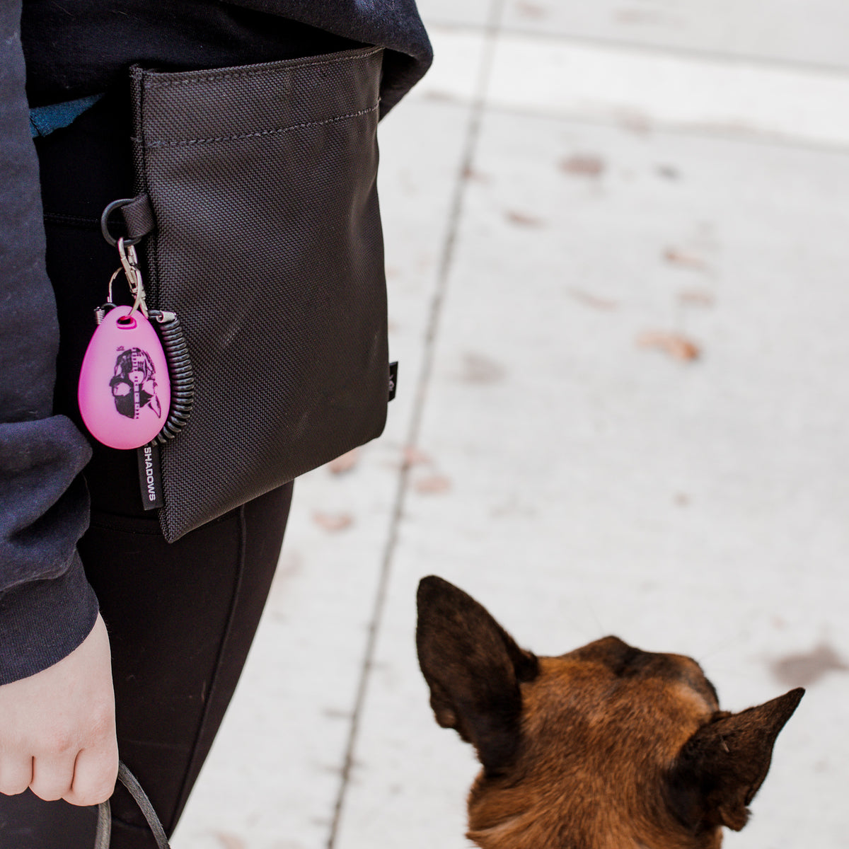 Black Ballistic Nylon Treat Pouch