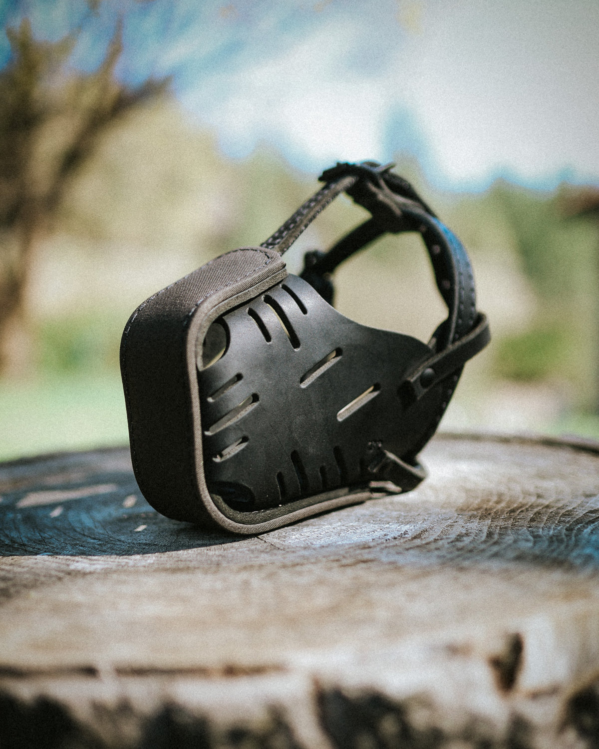 MAS Grey Wrapped Dog Muzzle