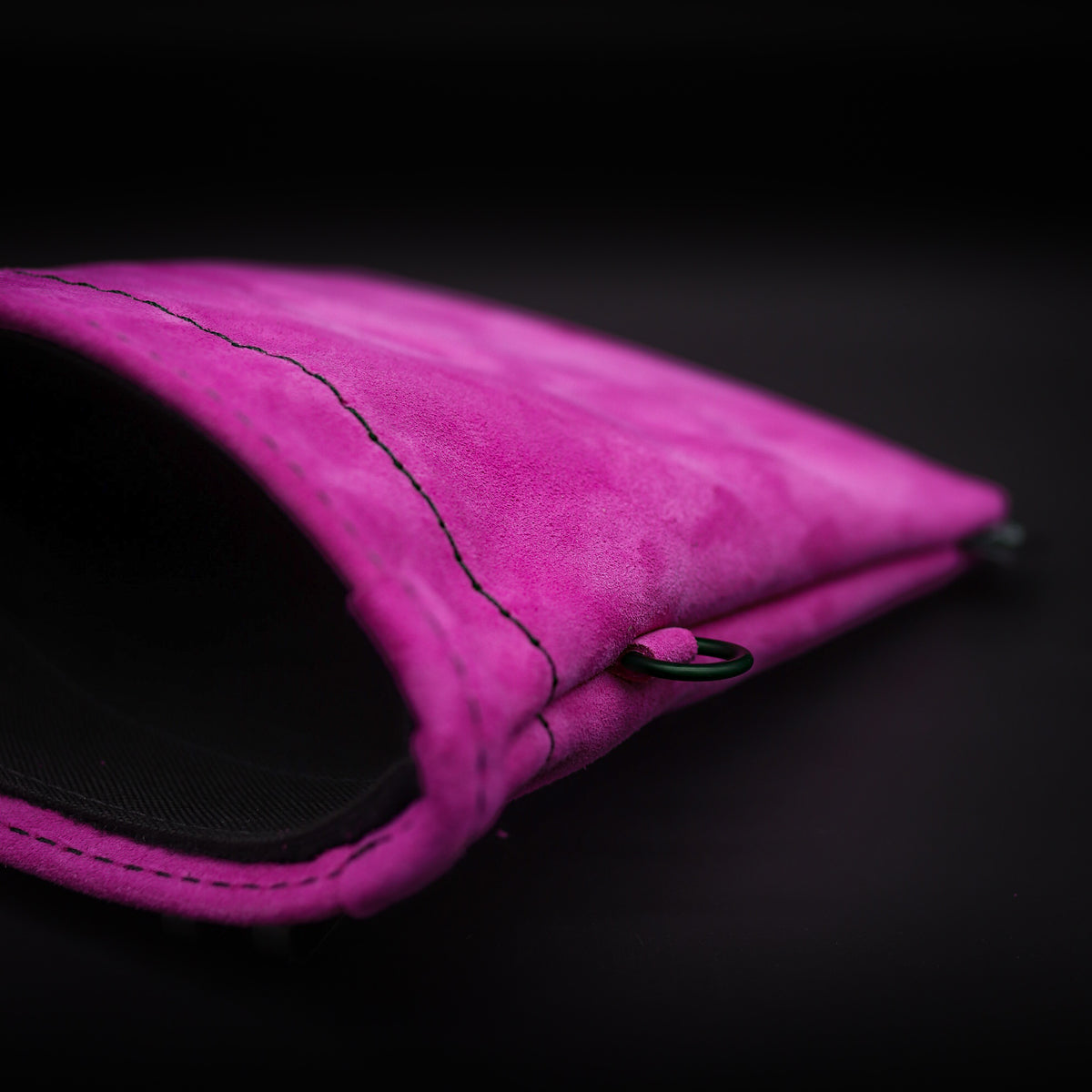 Pink Leather Treat Pouch