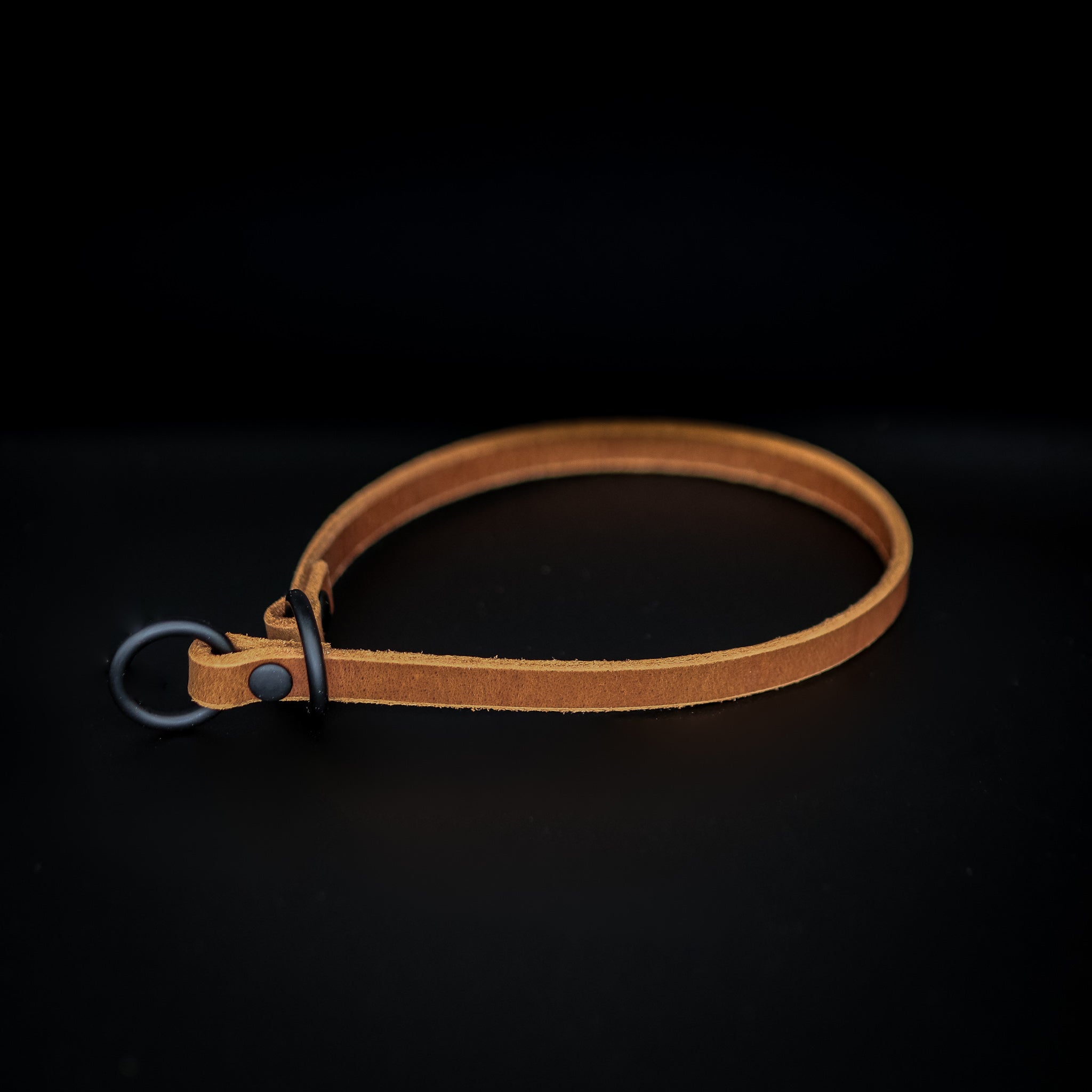 Leather clearance slip collar